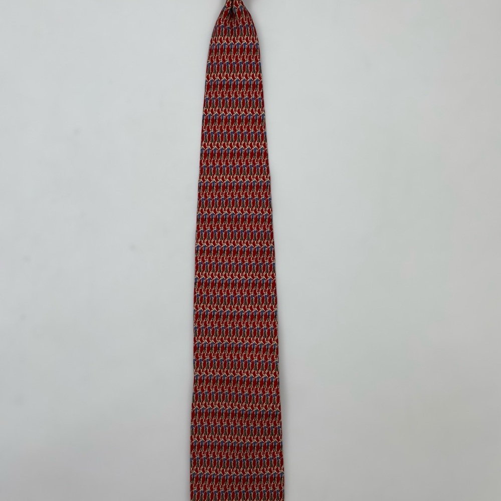 Ermenegildo Zegna Multicolor Patterned Tie - Picture 3 of 6